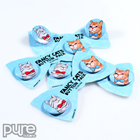 Fancy Cats - Bowtie Shaped Button Packs by Julia Green