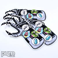 Die Cut Power Glove Button Packs for 8-Bit Zombie
