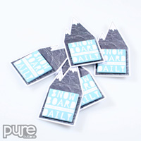 Small Button Packs with One Square Button Reading Snow Board Daily