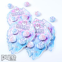 Die Cut Button Packs Limited Edition of 25 by Dream