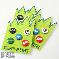 Die Cut 5-Button Pack for Yooper Steez