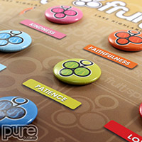 Fruit of the Spirit Button Packs with Nine Custom Buttons for Lake Highland Preparatory School